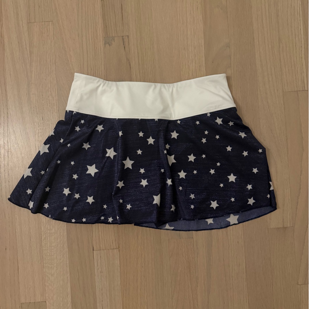 Fila Star Patterned Tennis Skirt with White Waistband